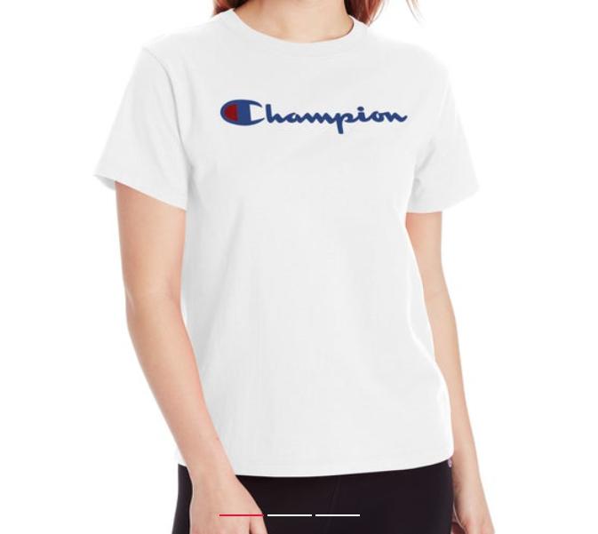 Champion T-Shirt Femenino Classic Tee White