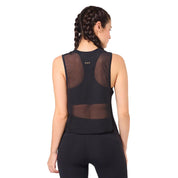 Saucony Remeras Femenino Running Pinnacle Crop Tank Black