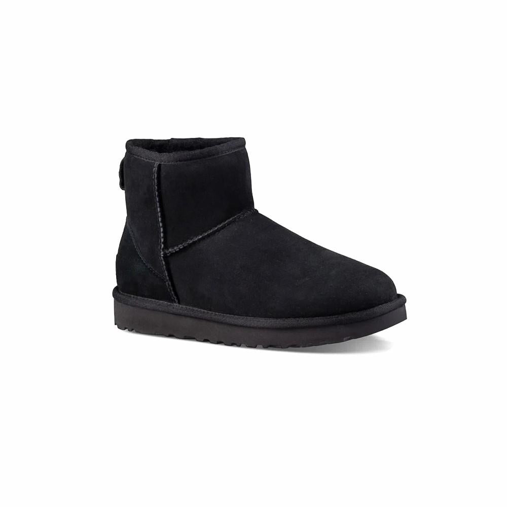 UGG Botas Femenino Moda Classic Mini II Black