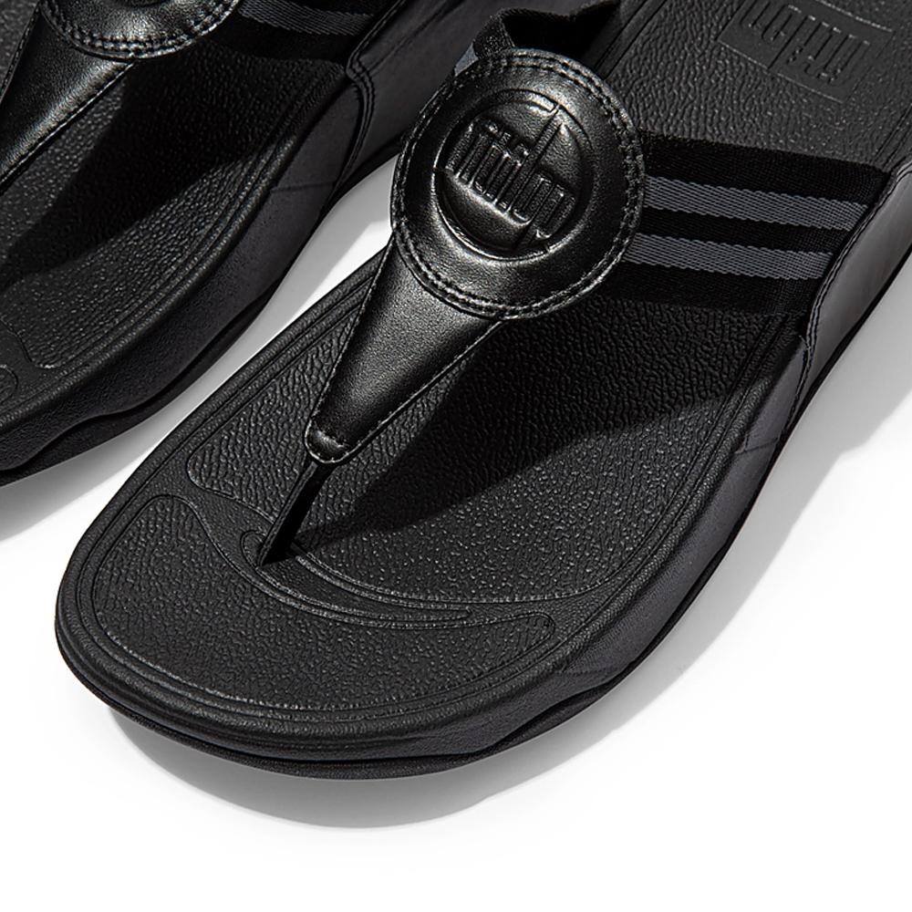 FitFlop Sandalias Femenino Walkstar Toe-Post Sandals All Black