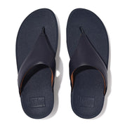 FitFlop Sandalias Femenino Lulu Leather Toepost Deepest Blue