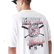 New Era Remeras MLB Grphc Os Tee Neyyan Whinvy White