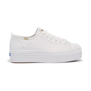 Keds Lifestyle Femenino Moda Triple Up Leather White