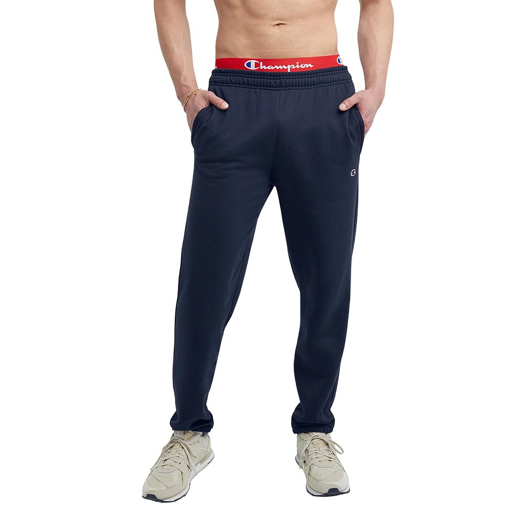 P0894549314-031 CHAMPION PRENDAS PANTALONES MASCULINO MODA POWERBLEND RLXD BTTM PANT NAVY