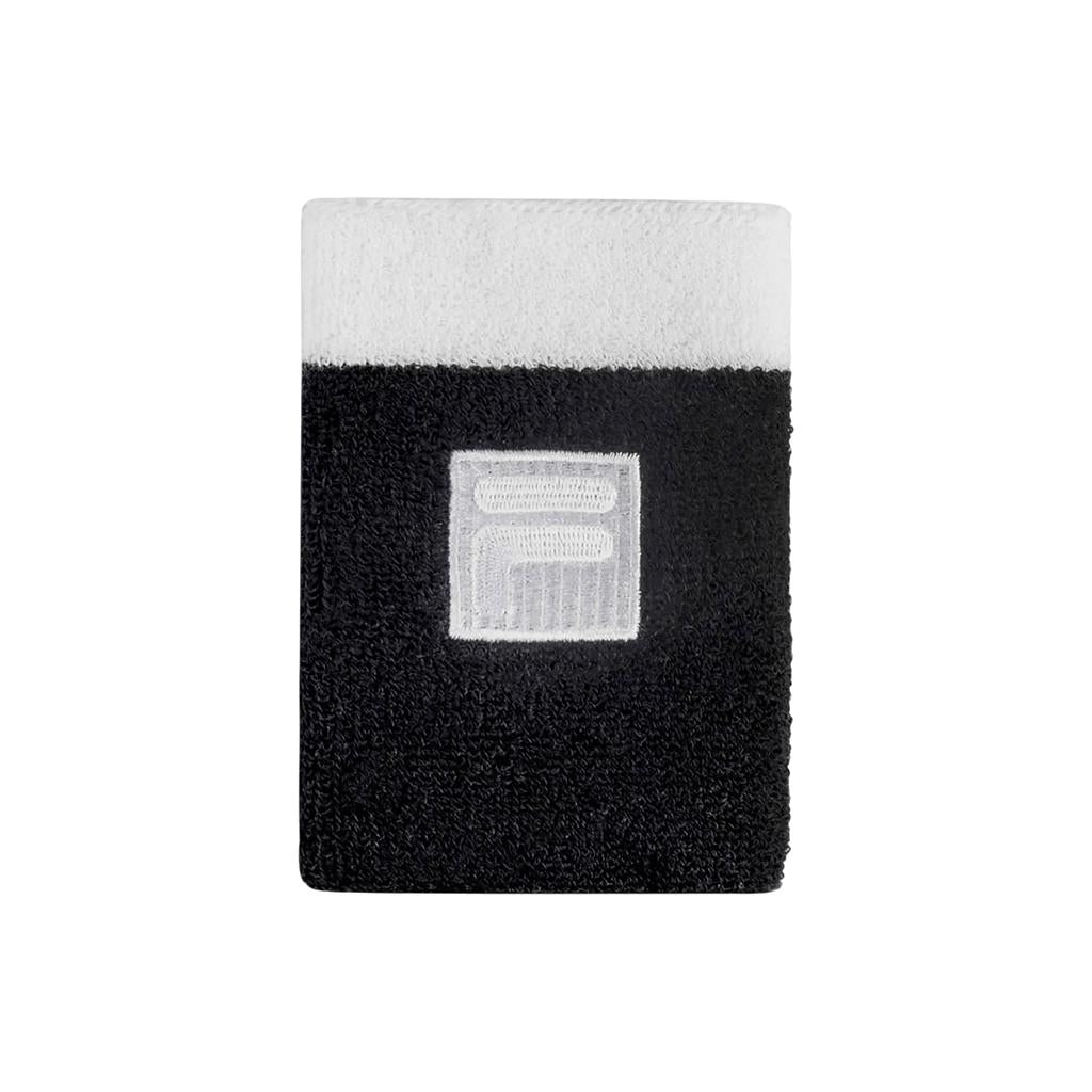 F23TN00185-312 FILA ACCESORIOS MUNEQUERAS TRAINING WRISTBAND SPORT STYLE CLUB BLACK/WHITE