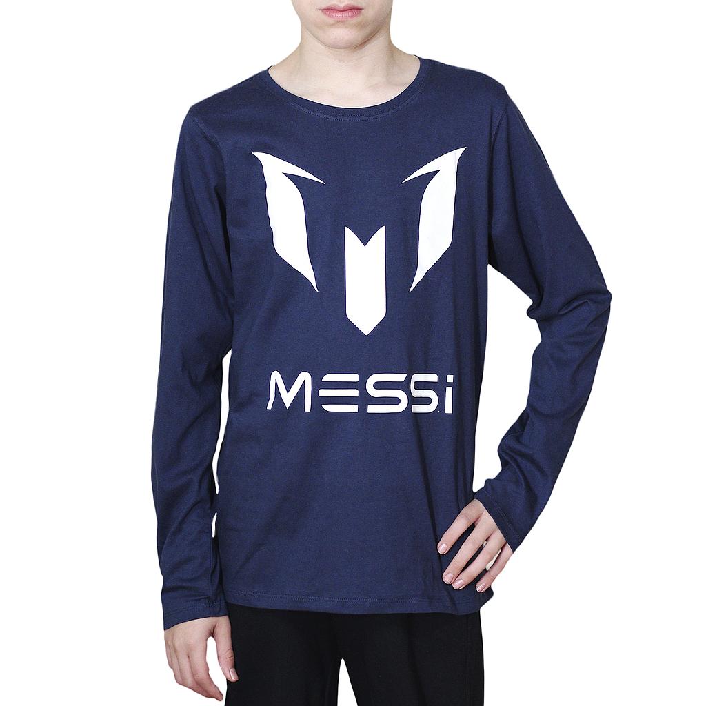 C112KUN30008-100 Messi Prendas Remeras Niños Moda Serto Dark Blue