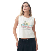 26160620-19 Roxy Prendas Musculosas Femenino Moda Lineup Crew Crudo