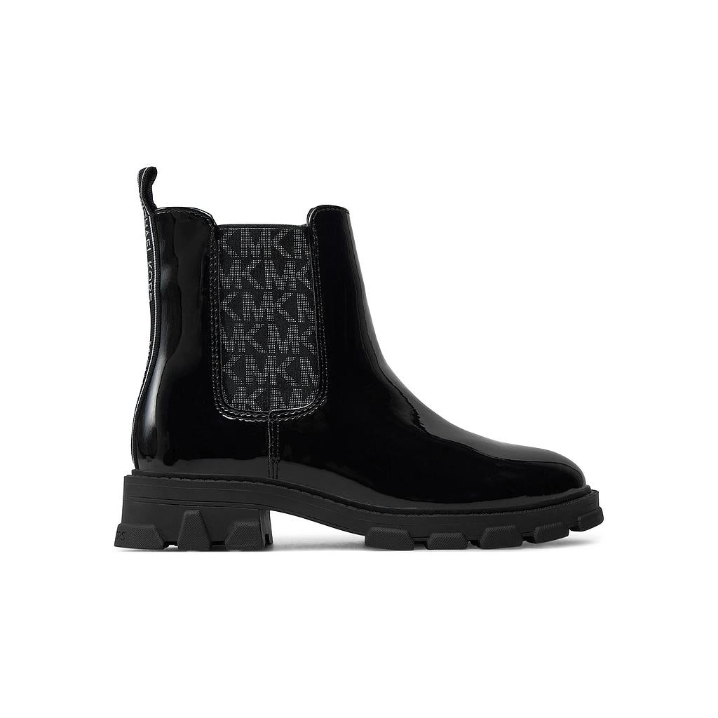 Michael Kors Lifestyle Niños Moda Ridley Chelsea Black Patent/Silver