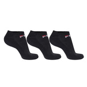 LS330040-160 Fila Accesorios Medias Unisex Moda Tripack Cano Curto Negro