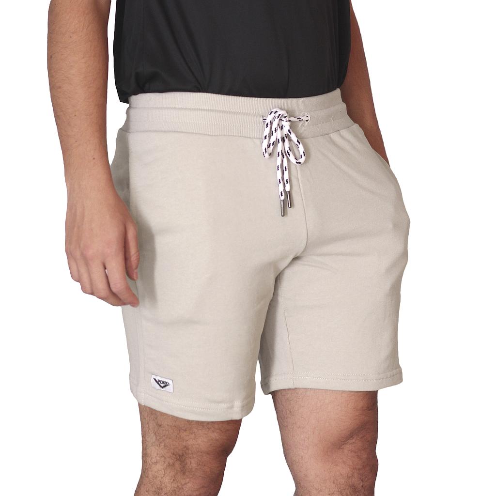 2063-46 PONY PRENDAS SHORTS MASCULINO MODA TERRY LIGHT GREY