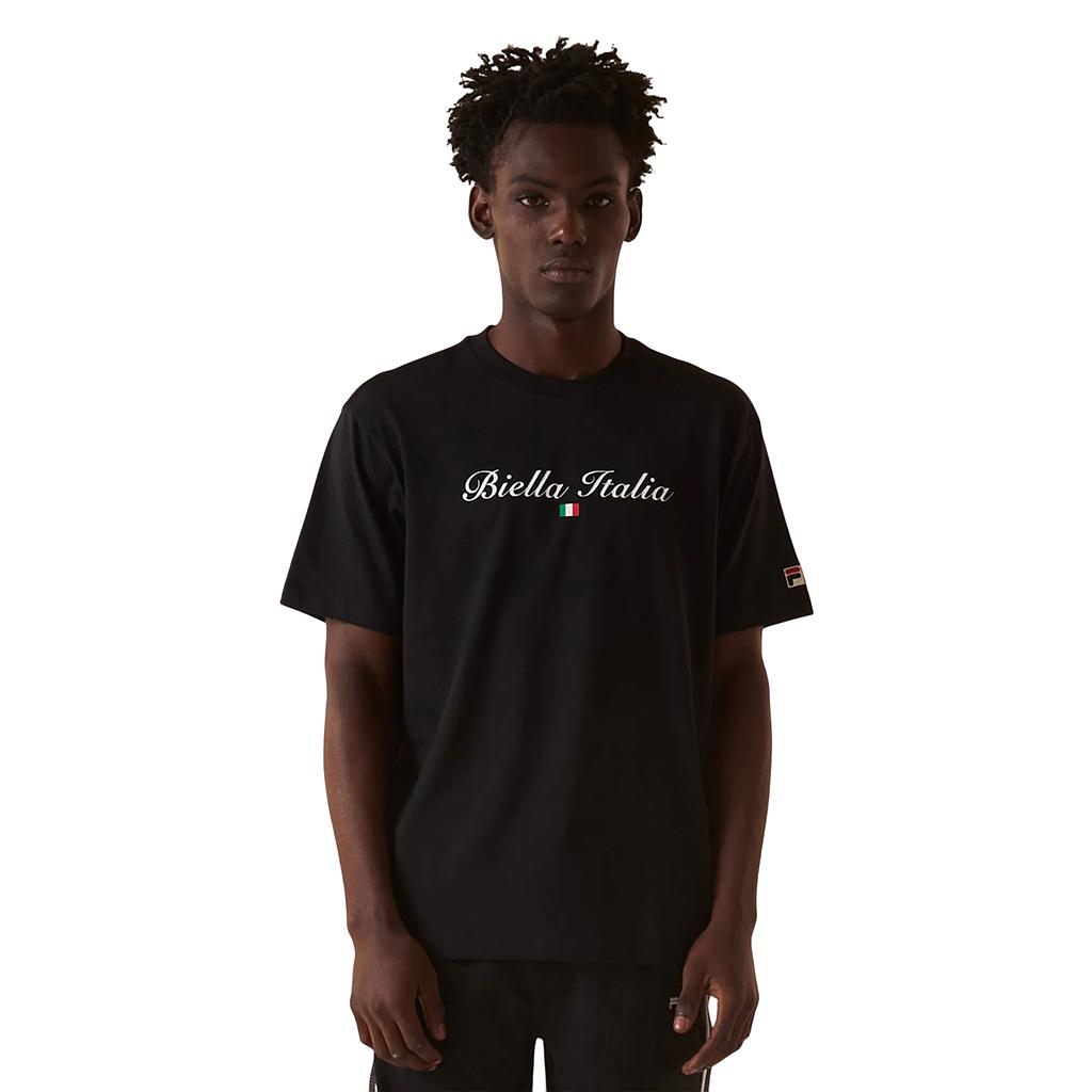 Fila Remeras Masculino Moda Comfort Biella Italia Black
