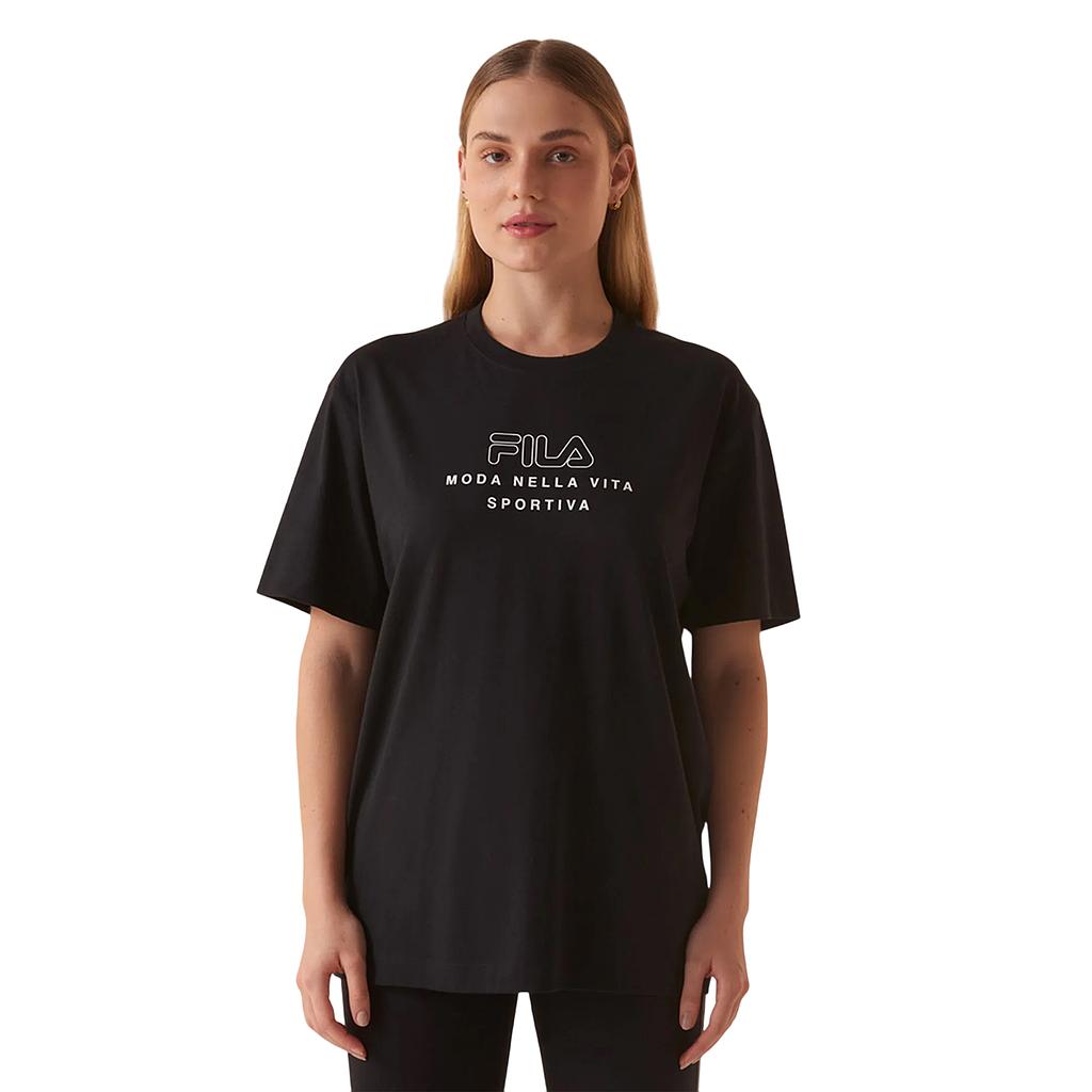 Fila Remeras Femenino Moda Over Vita Outline Black