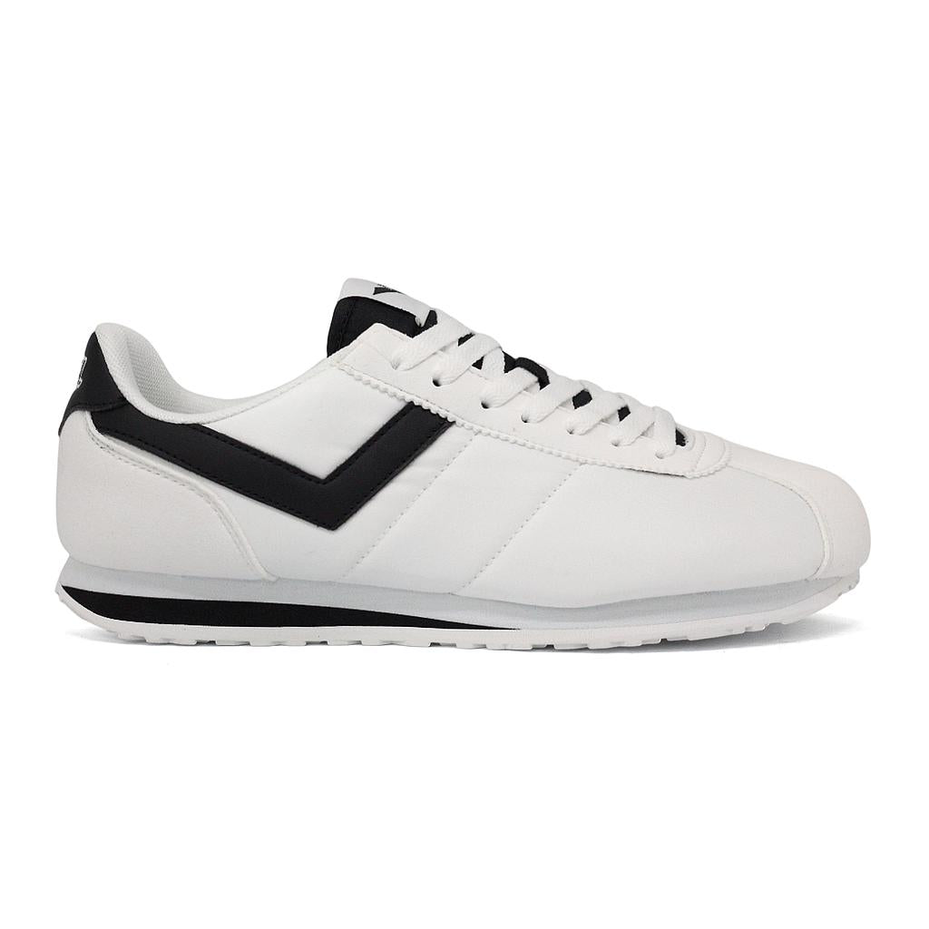 HUDSON-M-31 PONY CALZADOS LIFESTYLE MASCULINO MODA HUDSON WHITE/BLACK