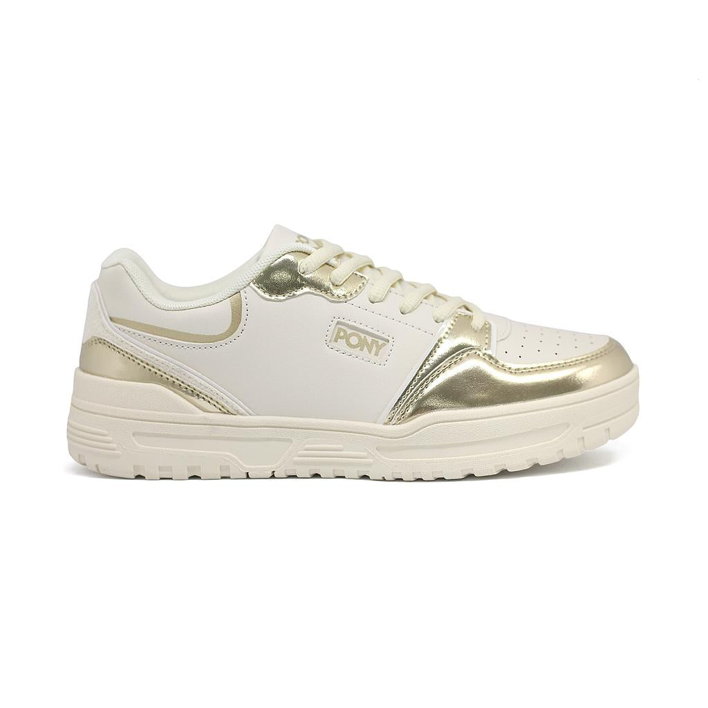 PRUSIA-II-T-344 PONY CALZADOS LIFESTYLE UNISEX MODA PRUSIA-II WHITE/GOLD
