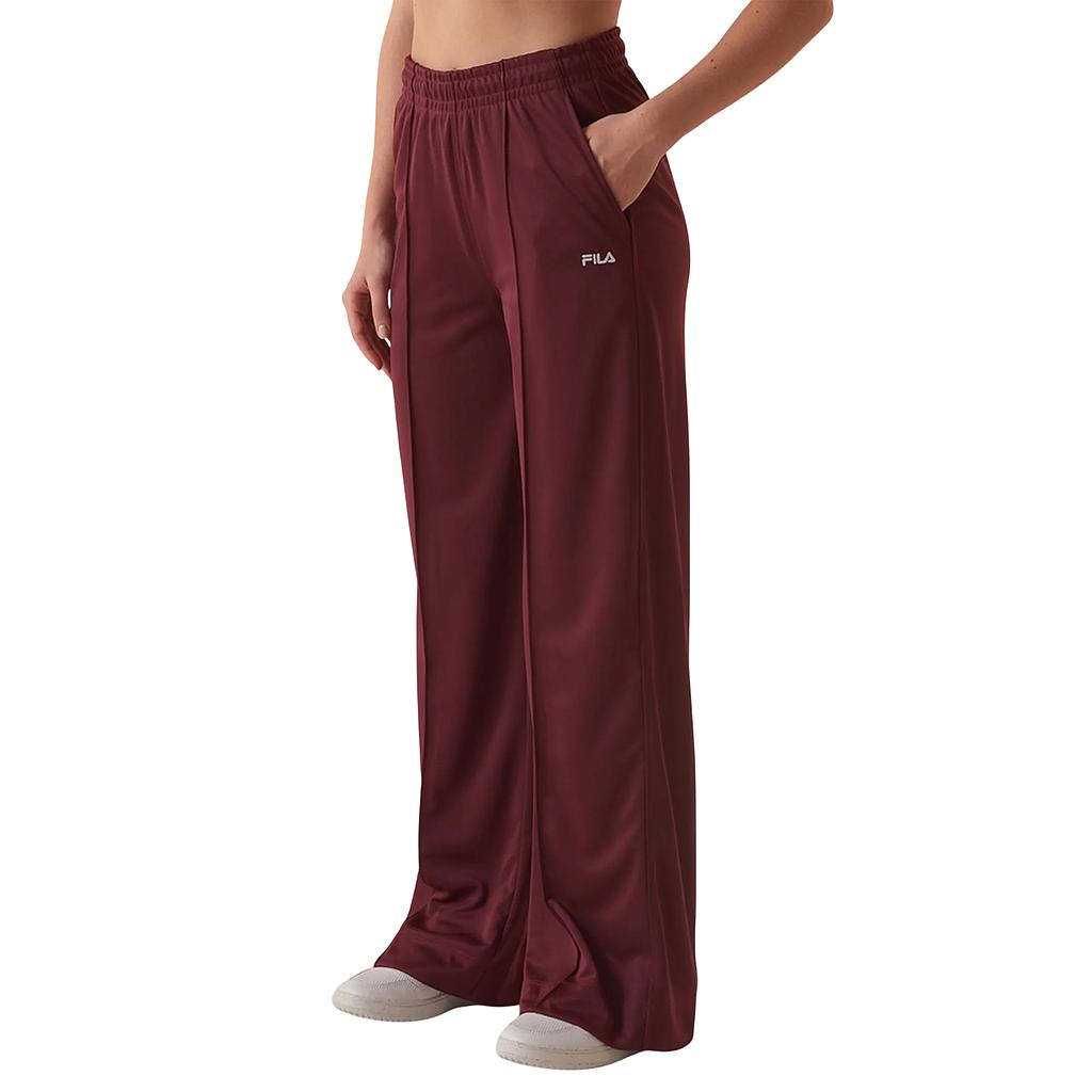 F12L01782-769 FILA PRENDAS PANTALONES FEMENINO MODA WIDE LETTER WINE