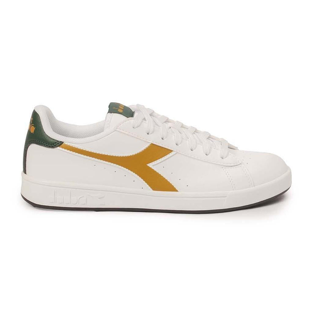 101.178327-D1088 DIADORA CALZADOS LIFESTYLE UNISEX MODA TORNEO WHITE/PINENEEDLE/ANTELOPE