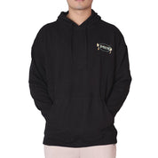 HOMN011-1 PONY PRENDAS CANGUROS MASCULINO MODA PRESS BUTTON BOXY FIT BLACK