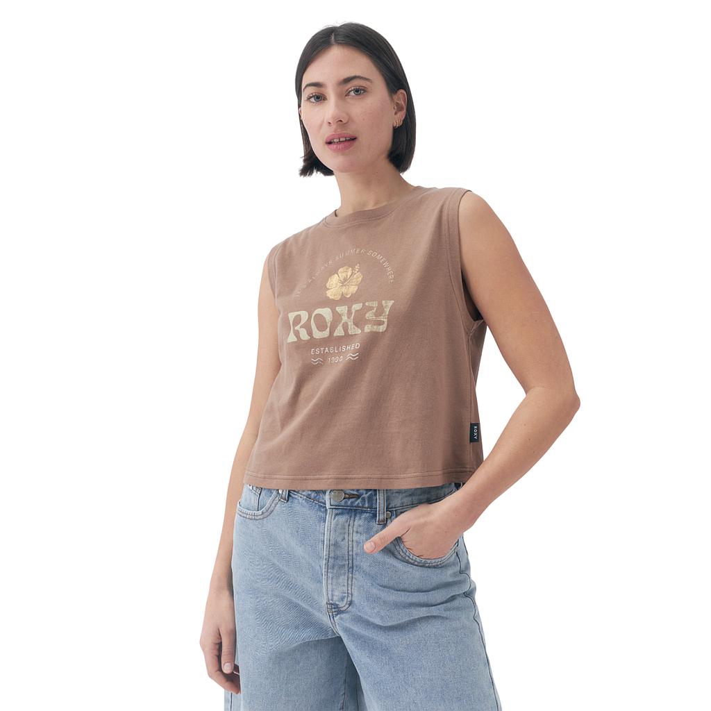 26160618-73 Roxy Prendas Musculosas Femenino Moda Nightfall Marron