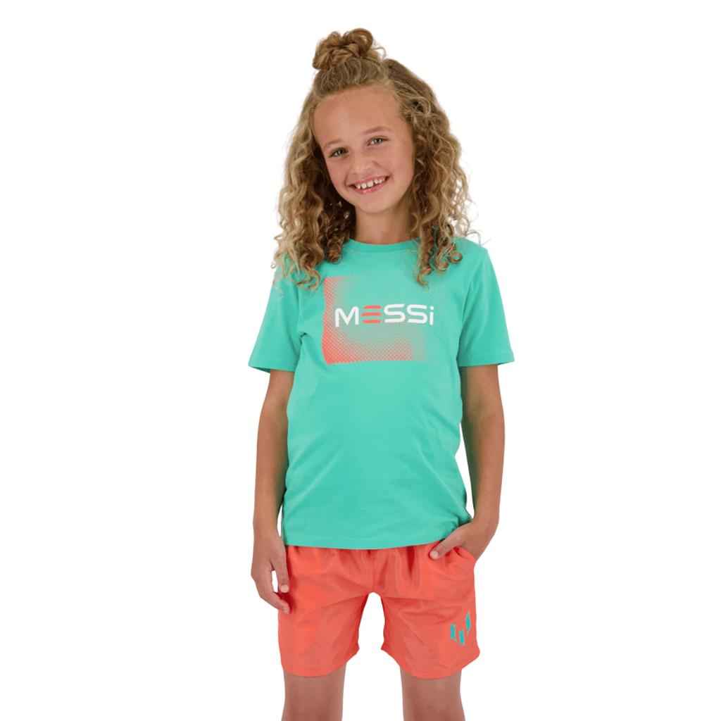 C132KBN30007-1525 Messi Prendas Remeras Niños Nore Turquoise