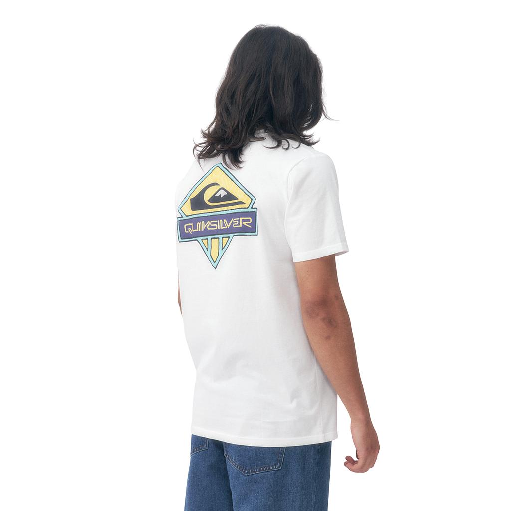 Quiksilver Remeras Masculino Moda Crystal Jet White