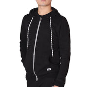 3-HOODIE-1 PONY PRENDAS CANGUROS MASCULINO MODA ZIPPER BLACK