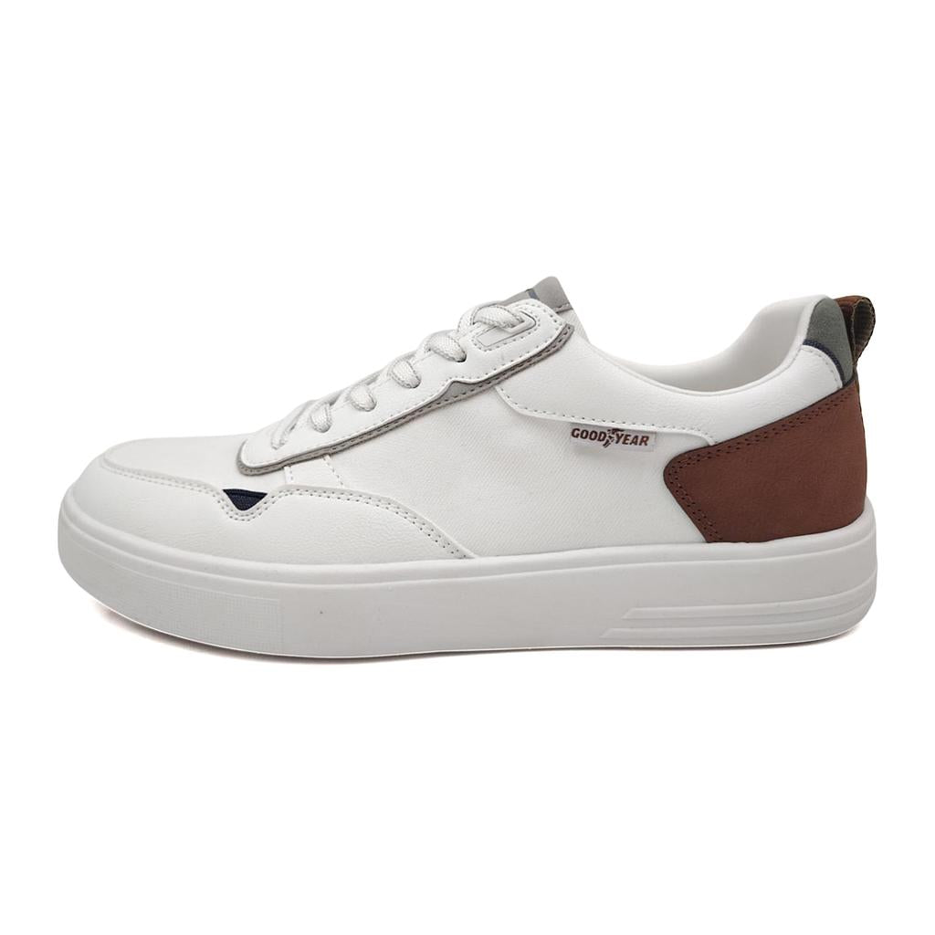 24SC047-005 GOODYEAR CALZADOS LIFESTYLE MASCULINO MODA IMOLA WHITE