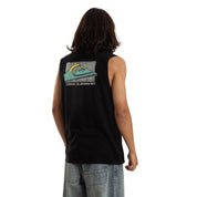 Quiksilver Musculosas Masculino Moda Retro Faded Muscle Negro