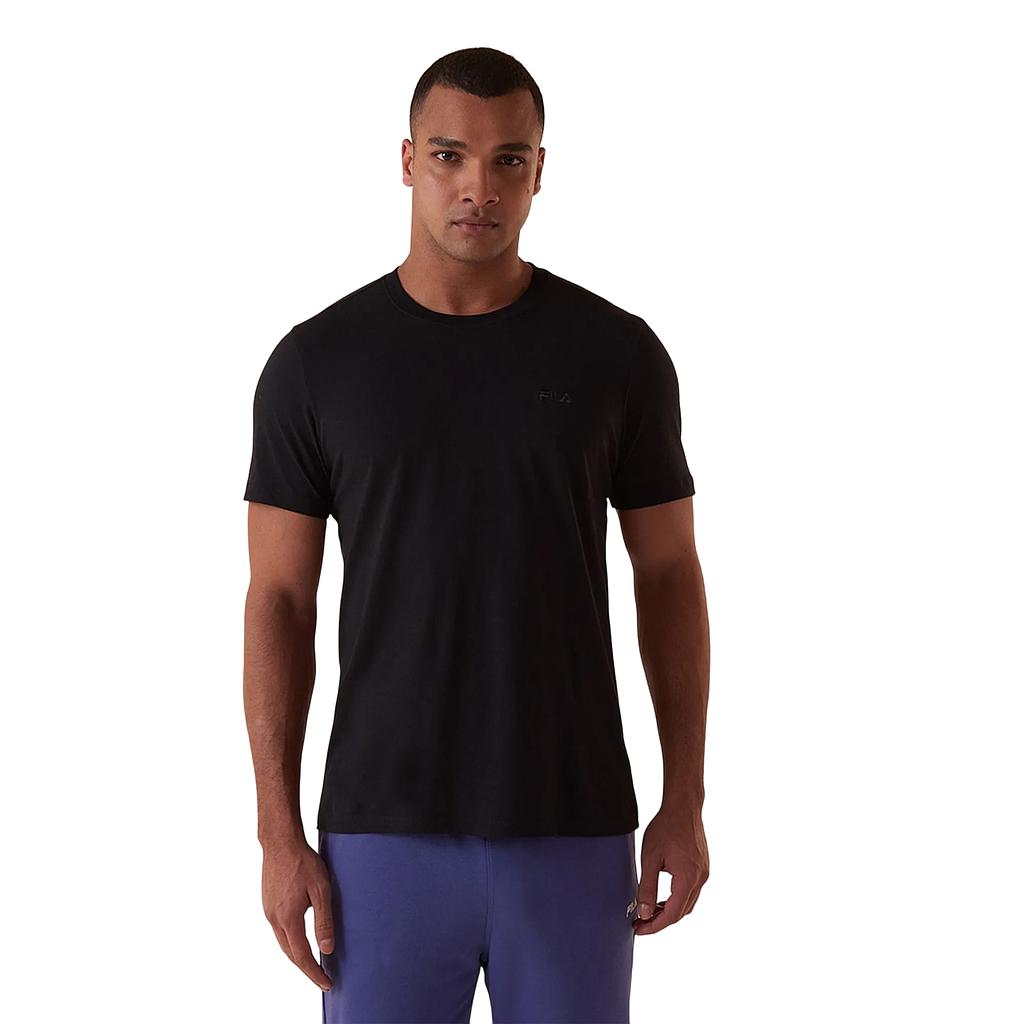 F11L204-3207 FILA PRENDAS REMERAS MASCULINO MODA REGULAR CLASSIC PRETO/PRETO/PRETO