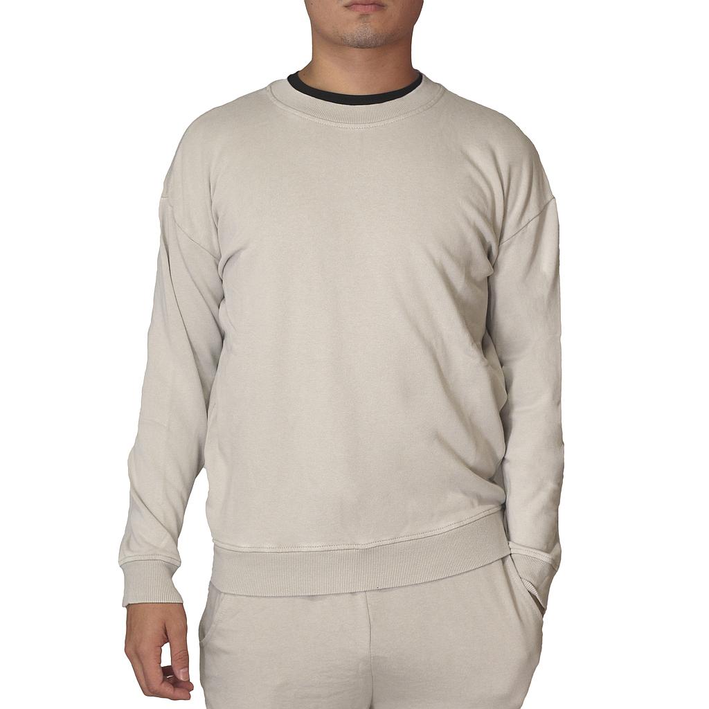 8067W-46 GOODYEAR PRENDAS SUETER MASCULINO MODA WASH LIGHT GREY