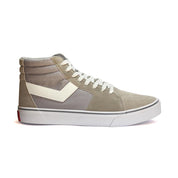 CF-1189H-L-20 PONY CALZADOS LIFESTYLE FEMENINO MODA CONEY CLASSIC HIGH GREY/WHITE