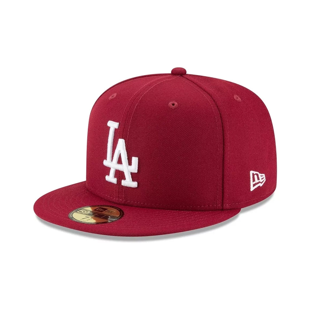 11591148 New Era Accesorios Gorros MLB 59Fifty Los Angeles Dodgers Bordó/Grey/White