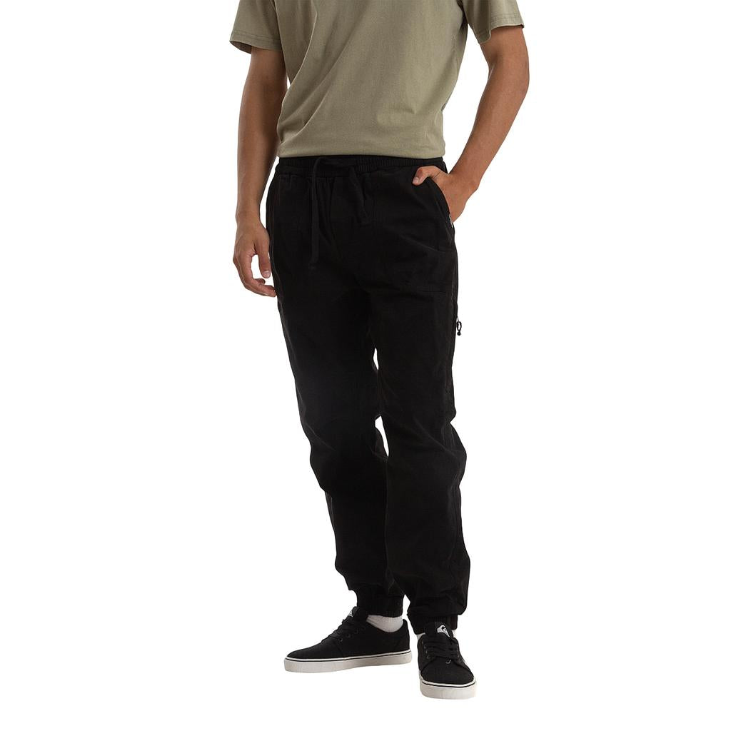 Quiksilver Pantalones Masculino Moda Cargo Julian Black