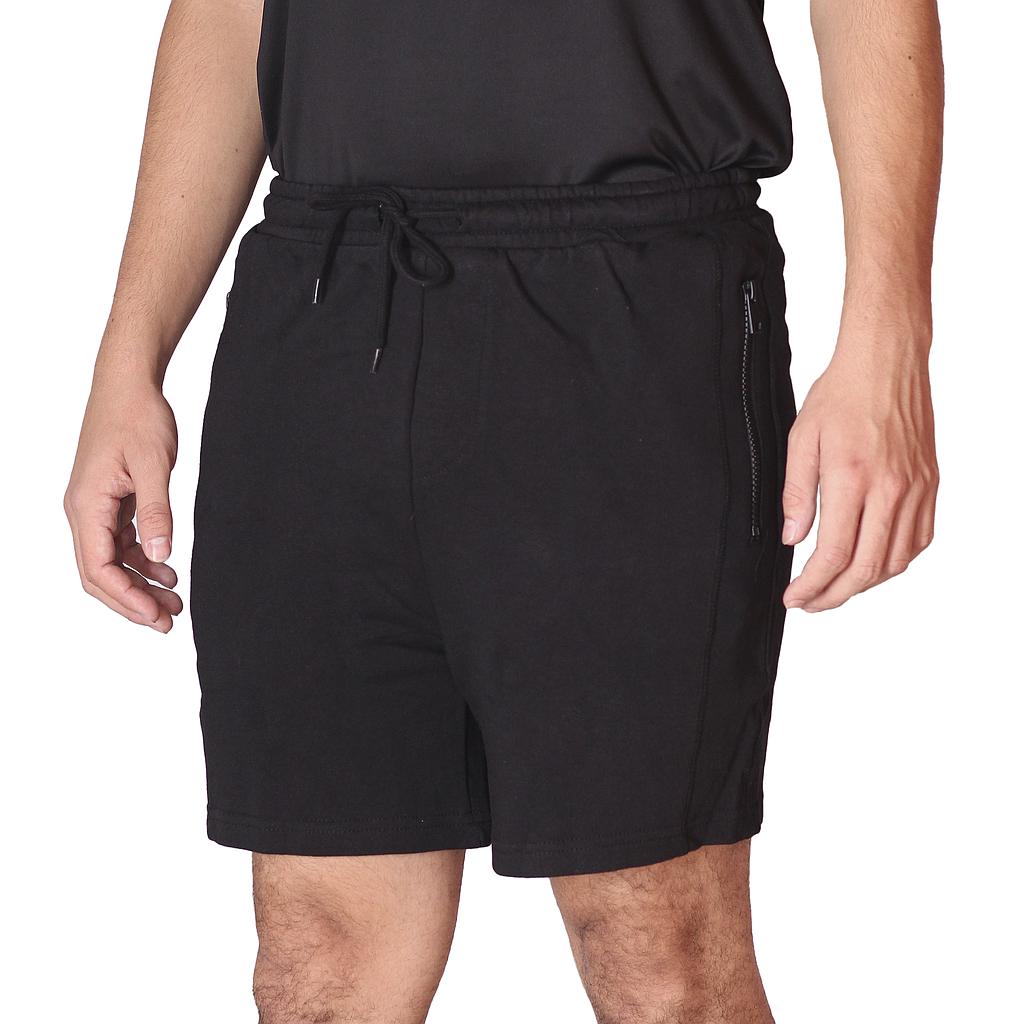 SHTM02-01 GOODYEAR PRENDAS SHORTS MASCULINO MODA TERRY BLACK