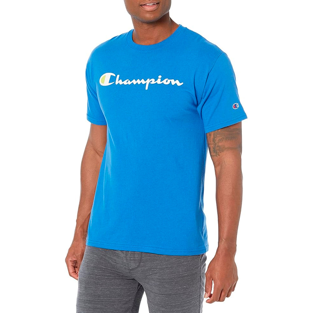 Champion Remeras Masculino Classic Graphic Tee Bright Royal