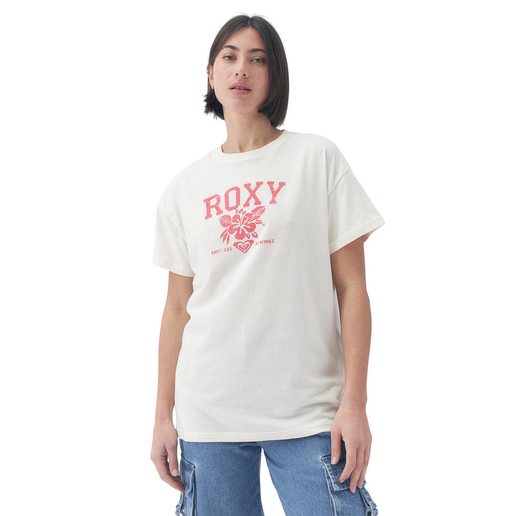 26160611-19 Roxy Prendas Remeras Femenino Moda Sea You Later Baby Crudo