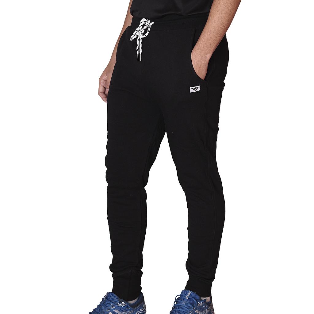 7801-1 PONY PRENDAS PANTALONES MASCULINO MODA JOGGER BLACK