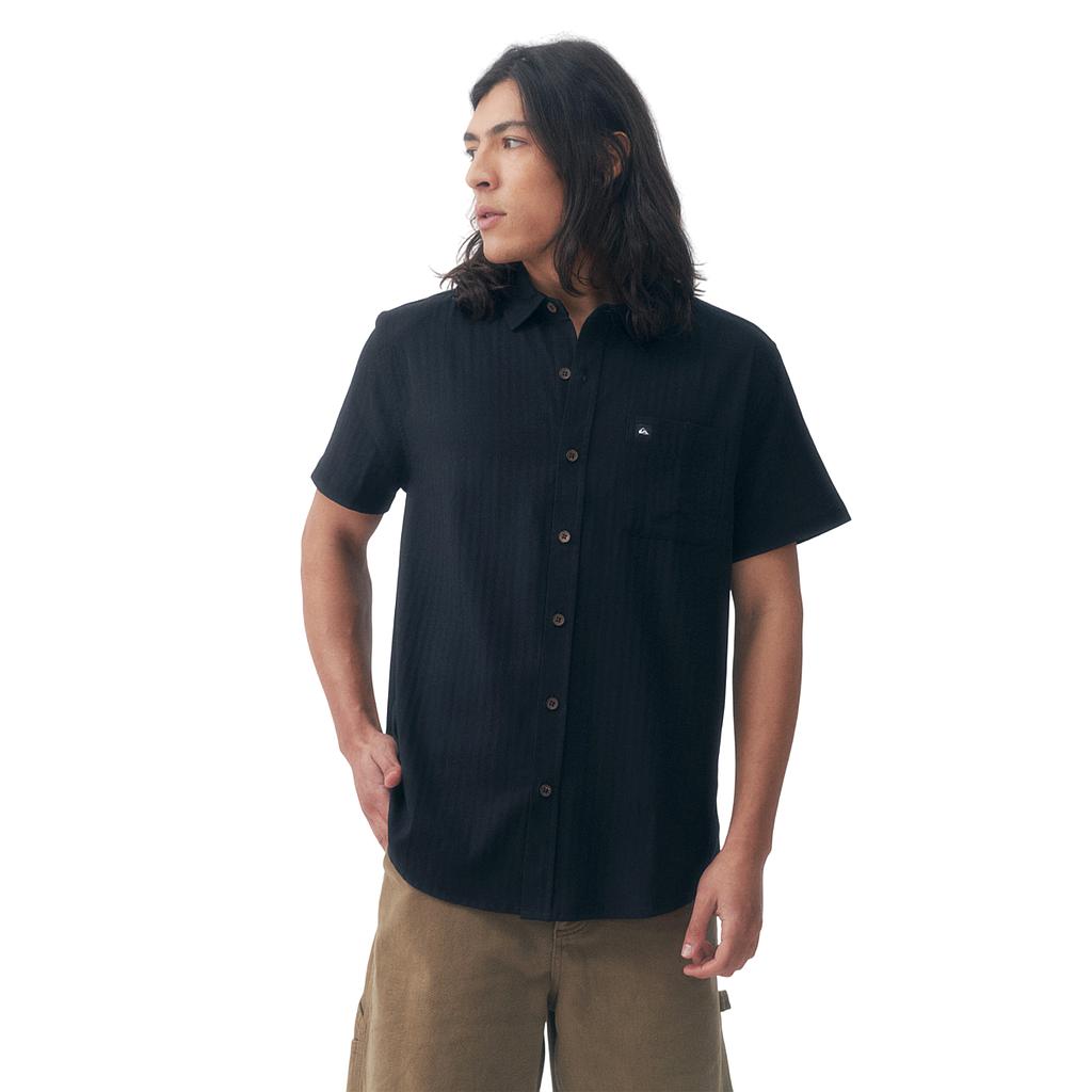 26140705-01 Quiksilver Prendas Camisas Masculino Moda Robin Black