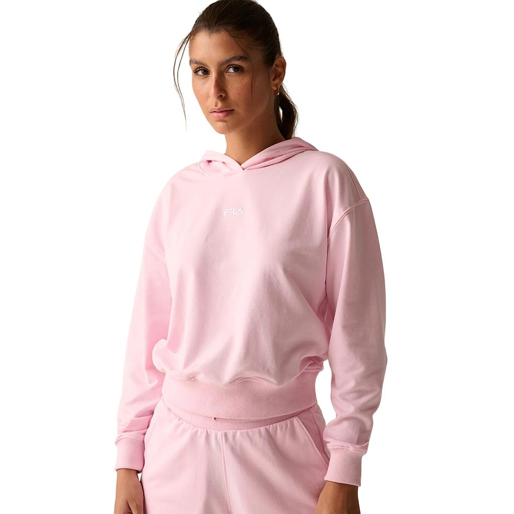 F12L01480-459 FILA PRENDAS CANGUROS FEMENINO MODA HOODY BASIC CLASSIC LIGHT BABY PINK