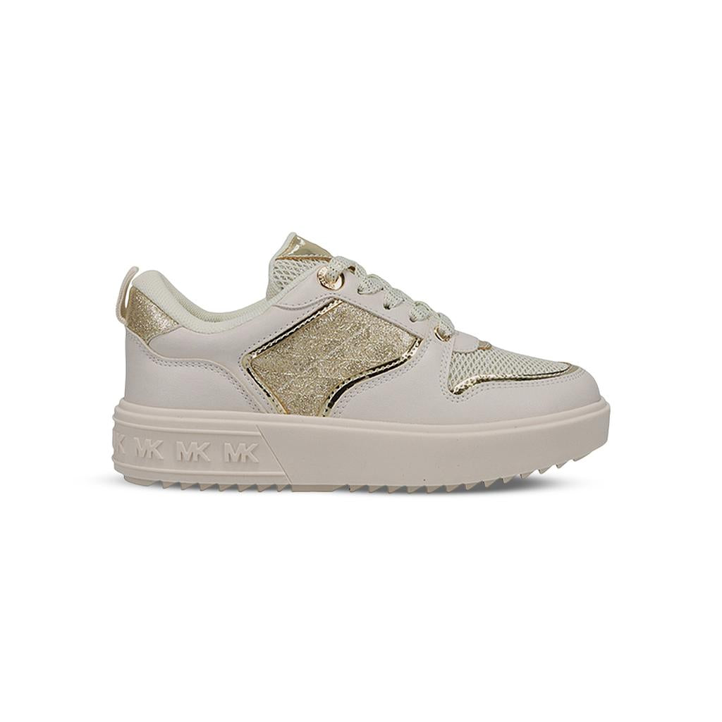 Michael Kors Lifestyle Niños Moda Emmet Rumi Vanilla Synthetic/Pale Gold Metallic