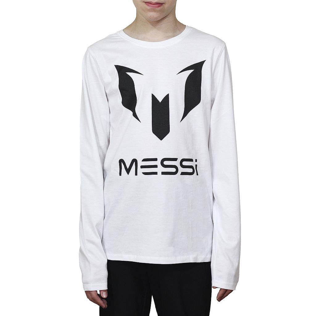 C112KUN30008-001 Messi Prendas Remeras Niños Moda Serto Real White