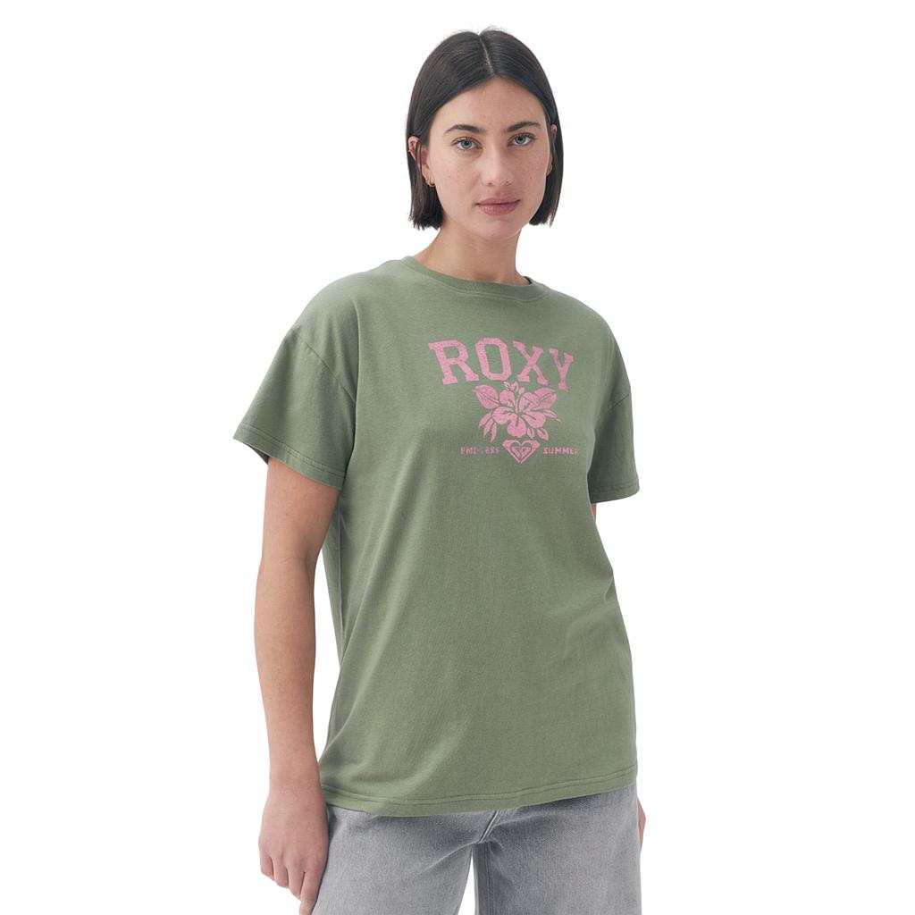 26160611-91 Roxy Prendas Remeras Femenino Moda Sea You Later Baby Verde