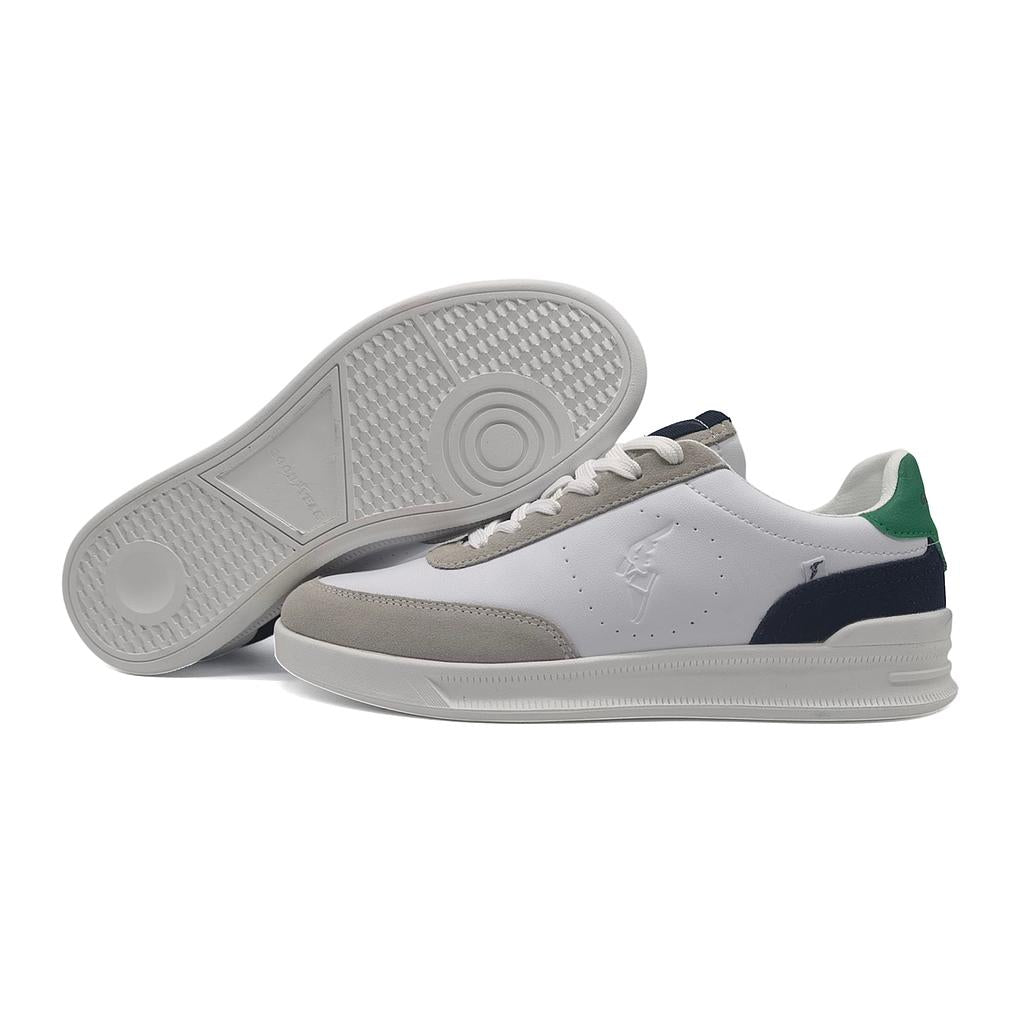GY24002M-13 GOODYEAR CALZADOS LIFESTYLE MASCULINO MODA CONTOUR WHITE/NAVY/GREEN