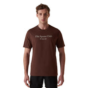 F11L01794-3682 FILA PRENDAS REMERAS MASCULINO MODA COMFORT SPORT CLUB DARK BROWN