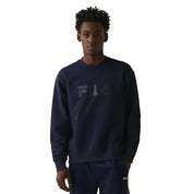 F11L01720-140 FILA PRENDAS SUETER MASCULINO MODA COMFORT LETTER III NAVY