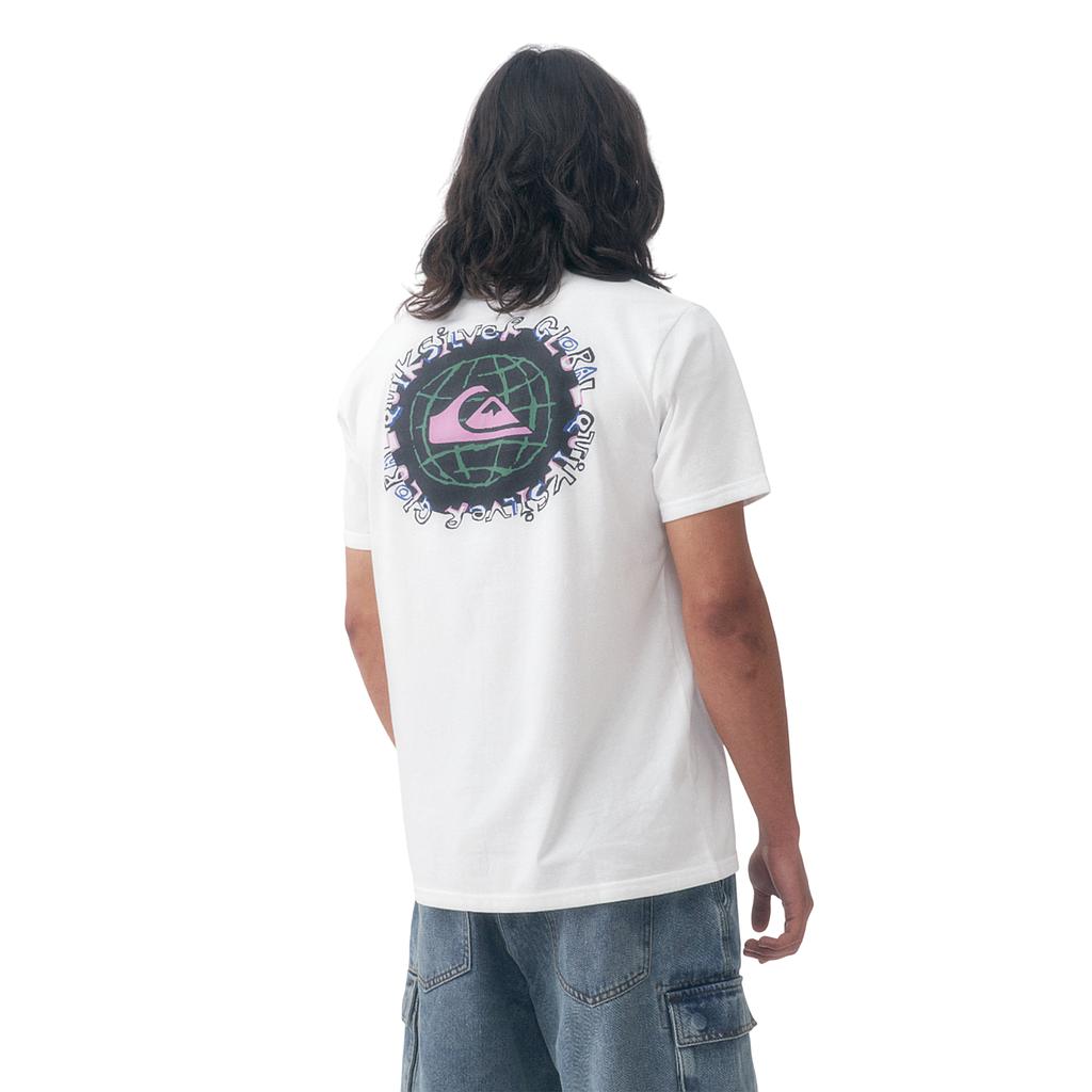 26140608-00 Quiksilver Prendas Remeras Masculino Moda Global Heat White