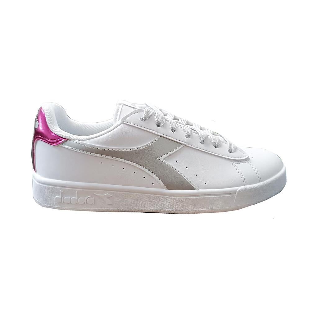 101.178339-C9032 DIADORA CALZADOS LIFESTYLE FEMENINO MODA TORNEO WN SILVER/FUCHSIA RED