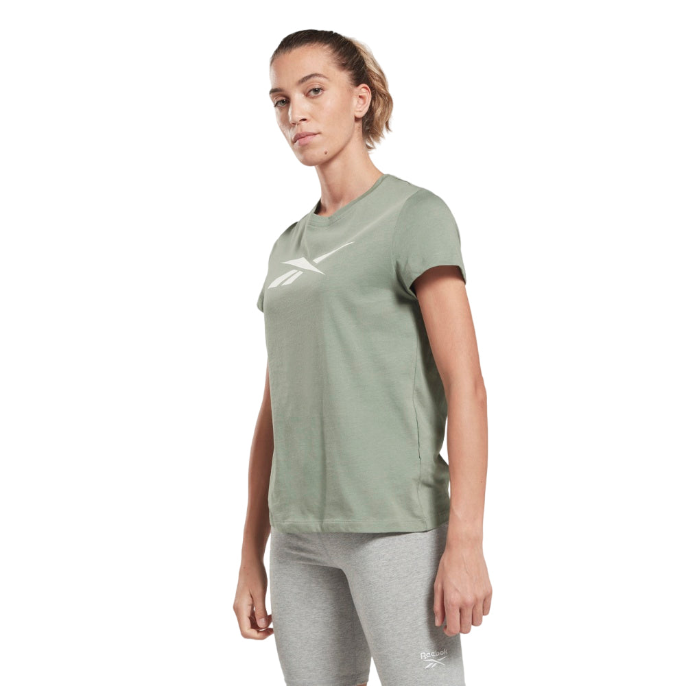 Reebok Remeras Femenino Te Graphic Tee - Vector Harmony green