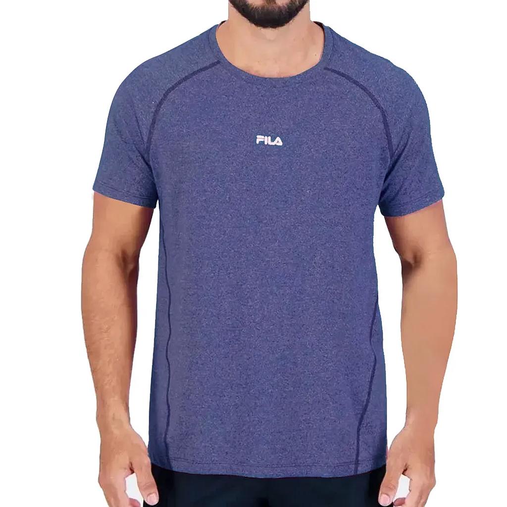 F11AT00860-3624 FILA PRENDAS REMERAS MASCULINO TRAINING ESSENTIAL FLOATING MIXED CARBON BLUE