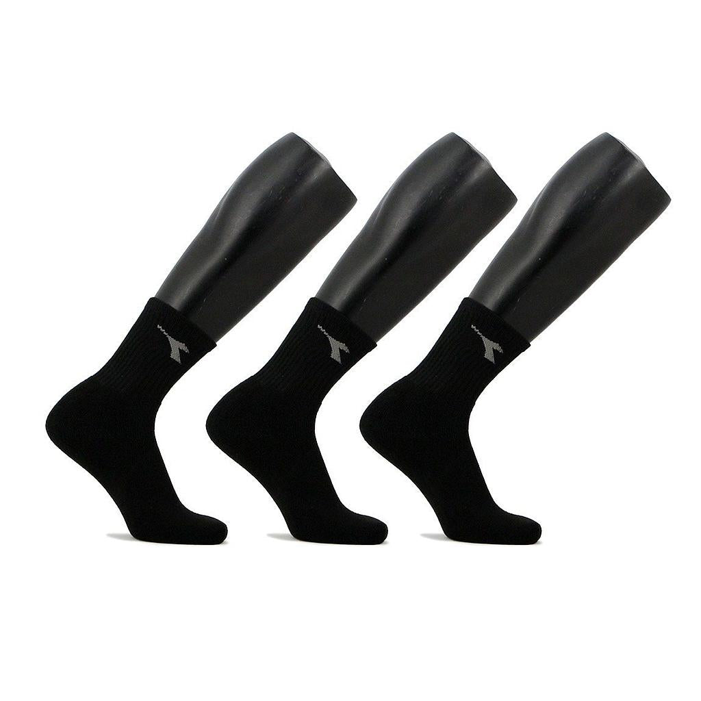 LUCCA-1 DIADORA ACCESORIOS MEDIAS LUCCA (PACK X3) BLACK