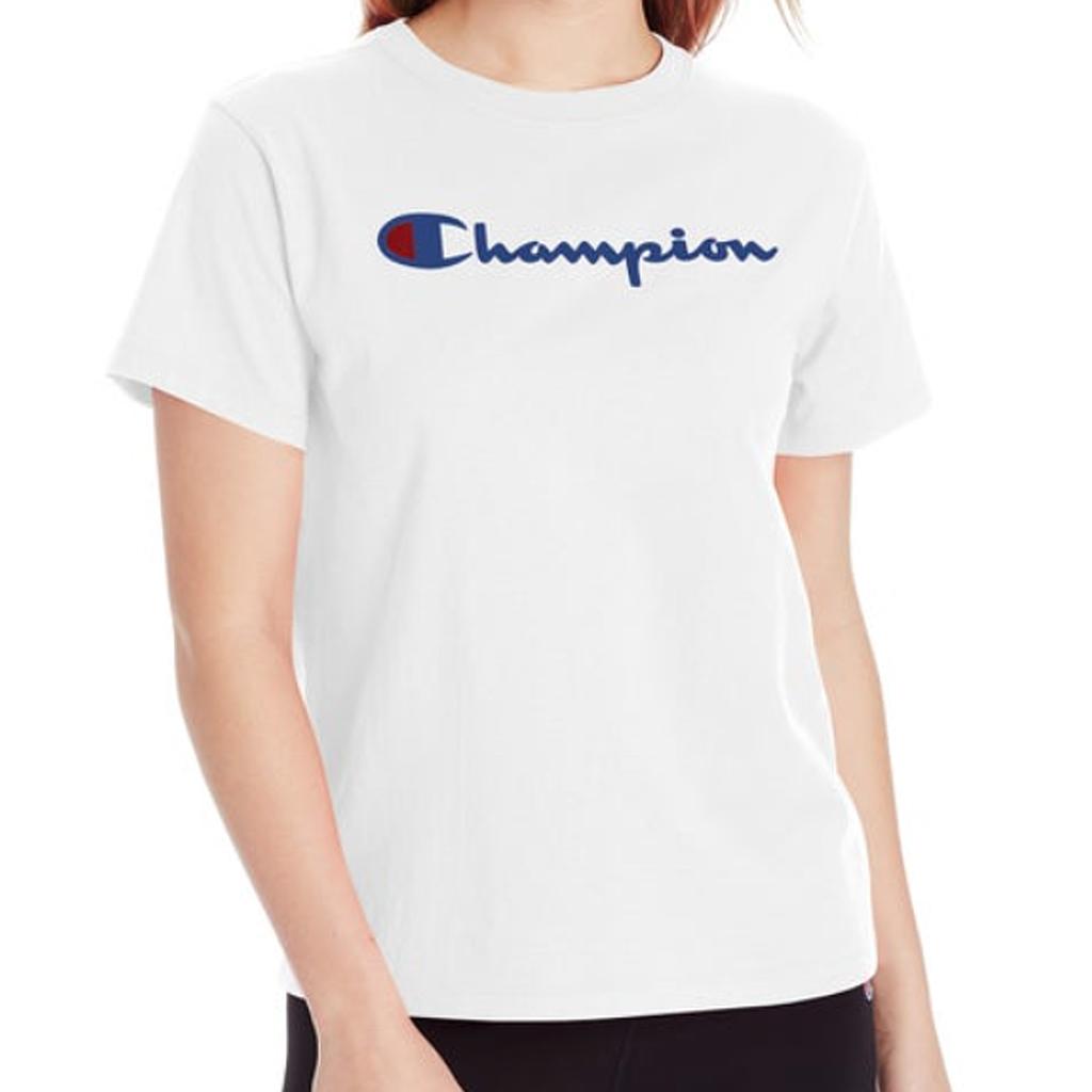 GT18HY08113-100 CHAMPION PRENDAS T-SHIRT FEMENINO CLASSIC TEE WHITE